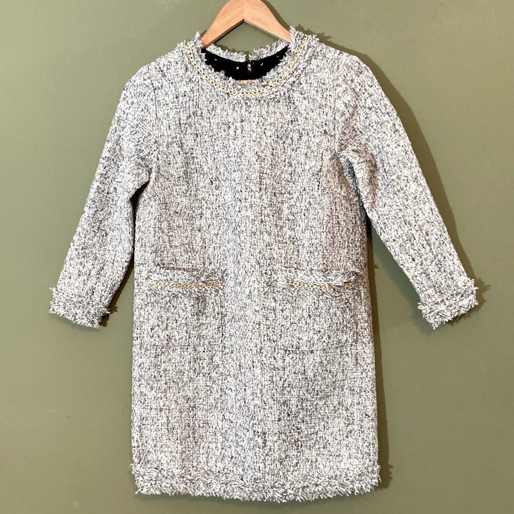 N-I-W-I-Y Stylewe  NWT tweed straight long sleeves dress S